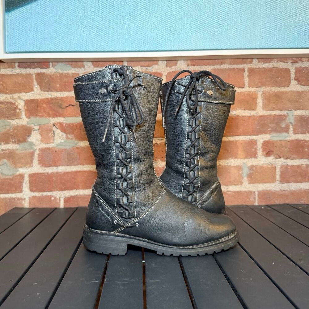 Harley Davidson Side Lace Moto Boot